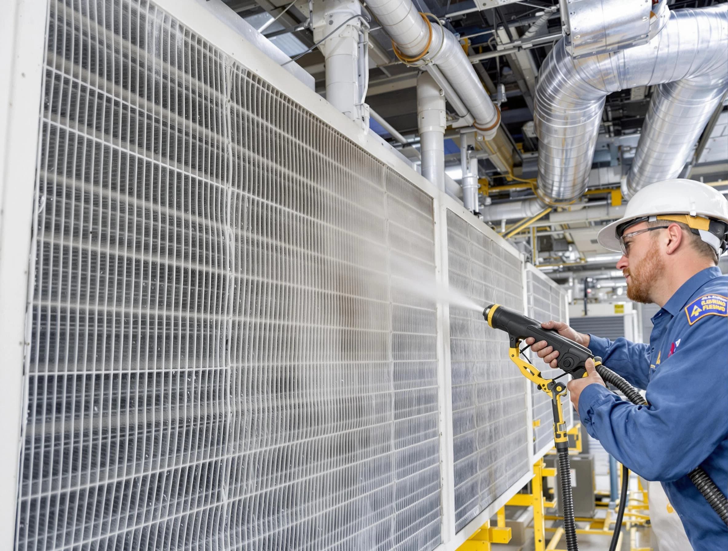 Professional commercial coil cleaning by Hanceville Air Duct Cleaning in Hanceville