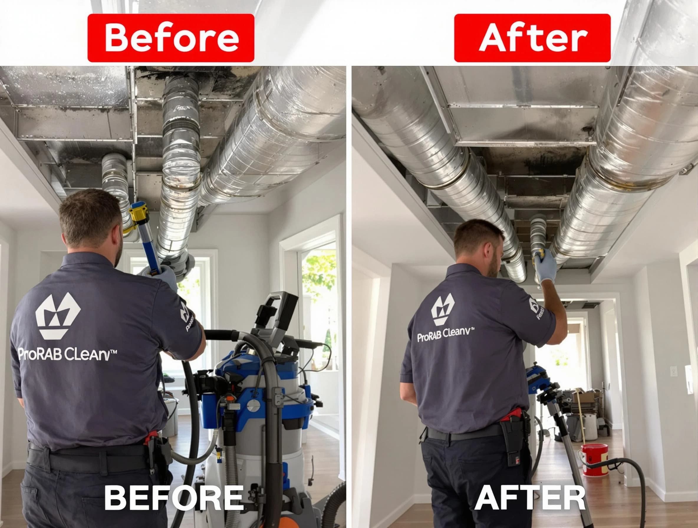Hanceville Air Duct Cleaning expert performing thorough residential duct cleaning in a Hanceville home