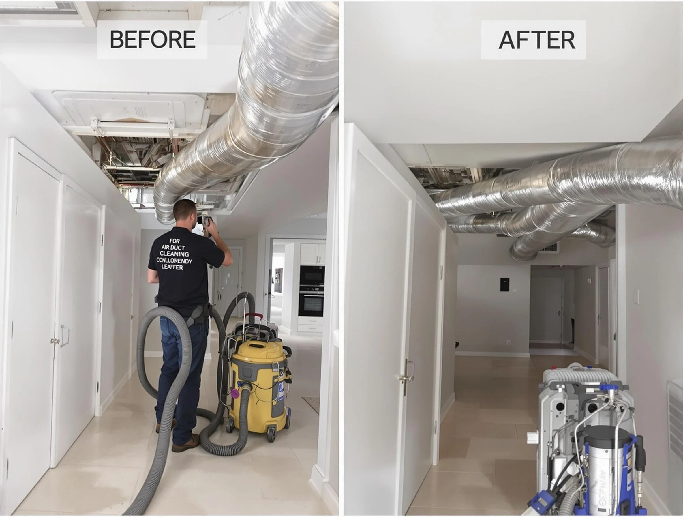 Hanceville Air Duct Cleaning professional performing thorough air duct cleaning in Hanceville