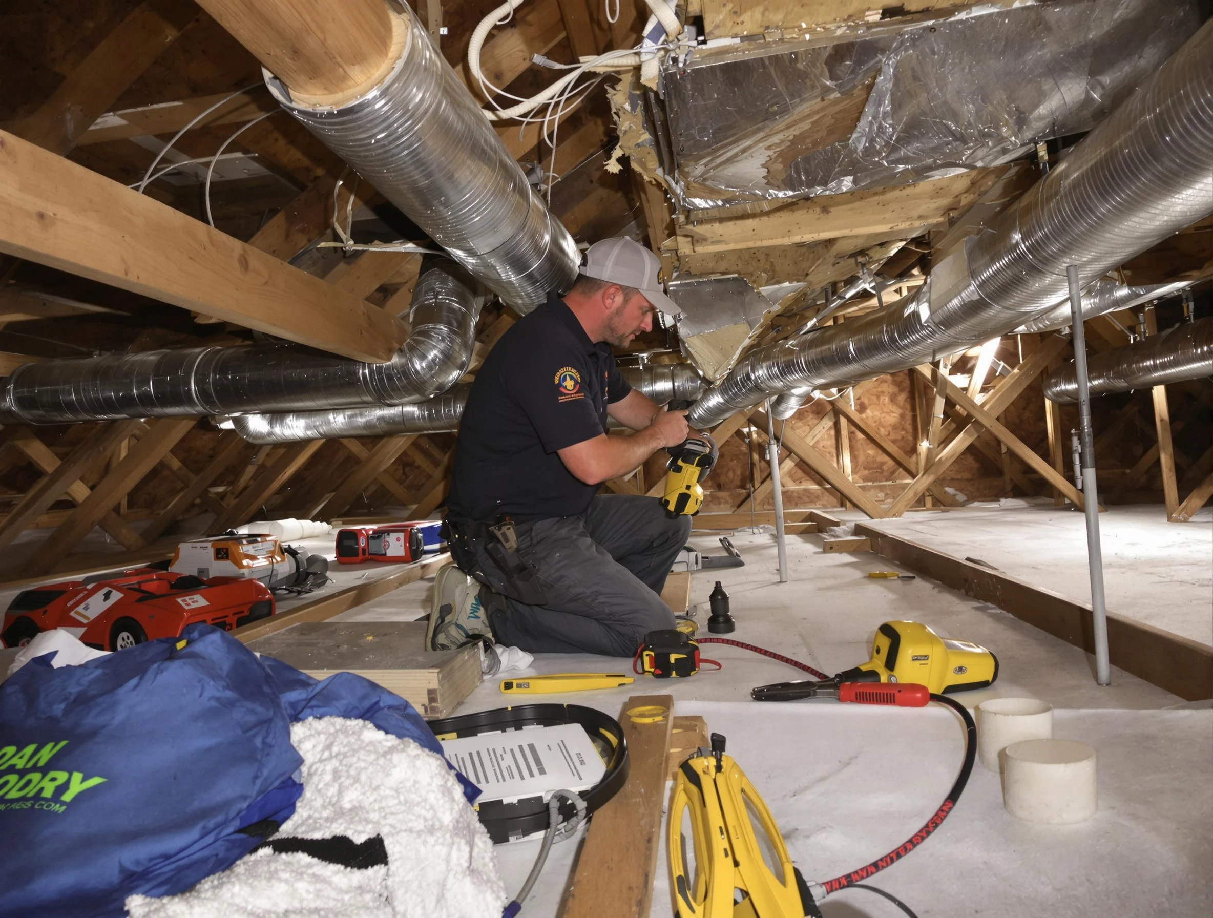 Professional air duct repair by Hanceville Air Duct Cleaning in Hanceville
