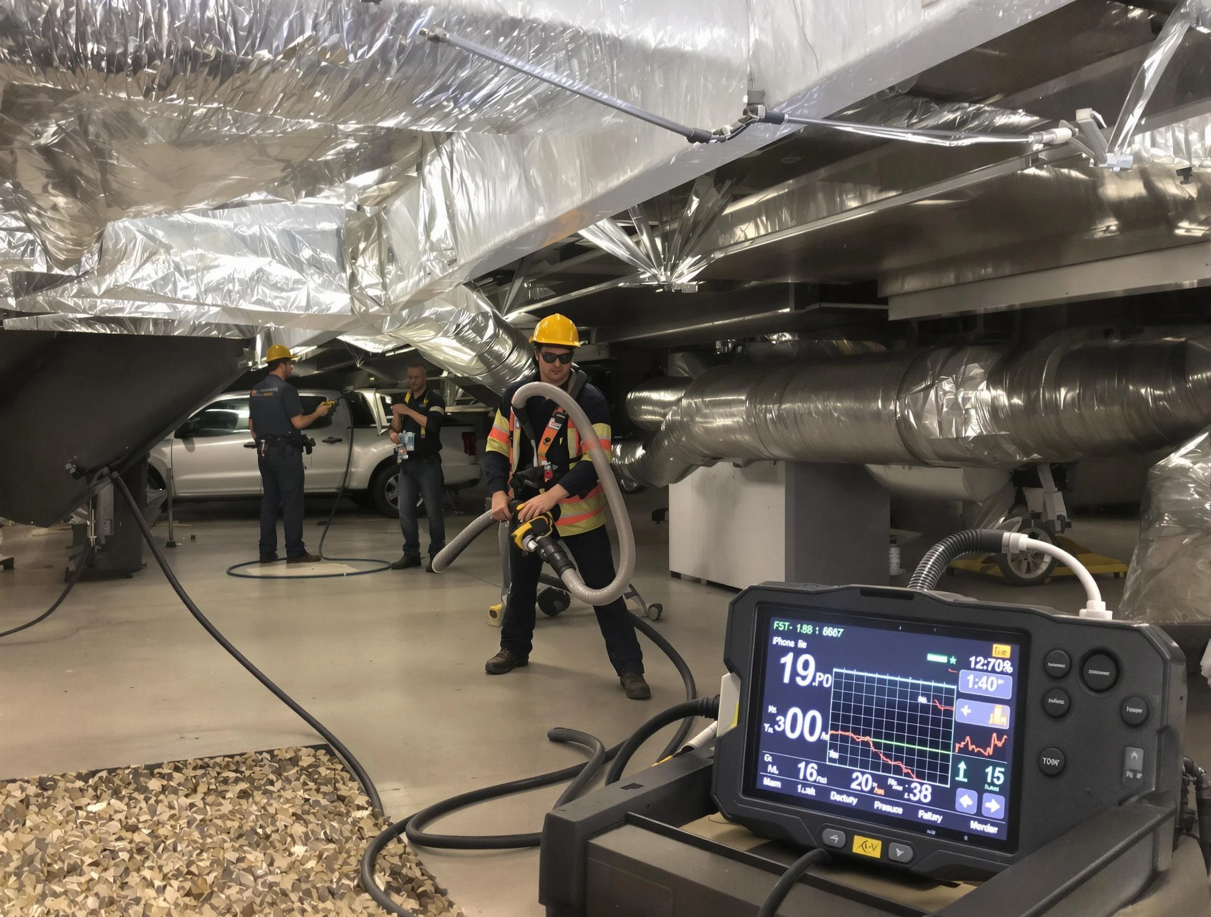 Professional negative pressure duct cleaning by Hanceville Air Duct Cleaning in Hanceville